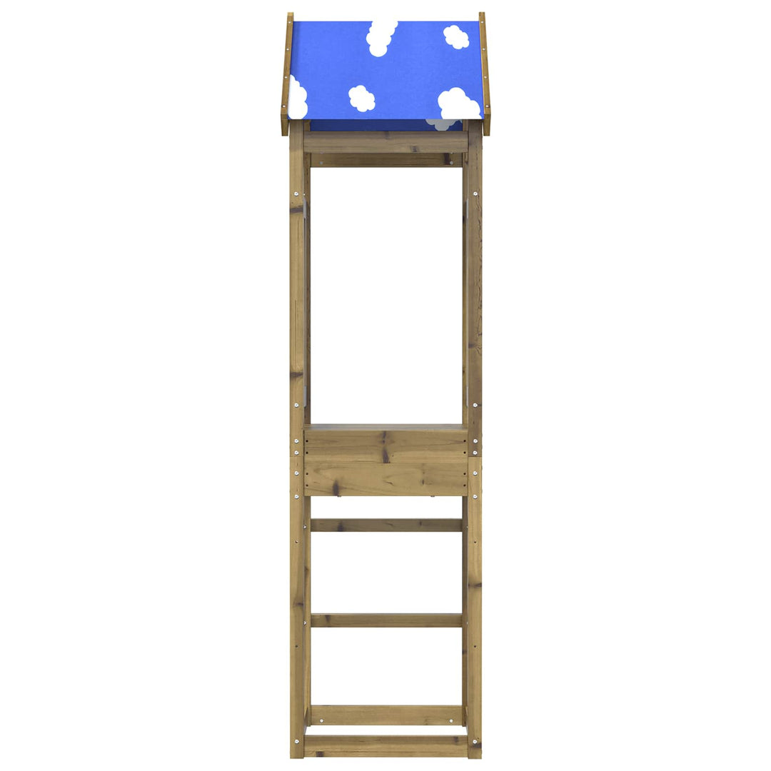 Legetårn Brun 52.5 x 46.5 x 208 cm Massiv imprægneret træ