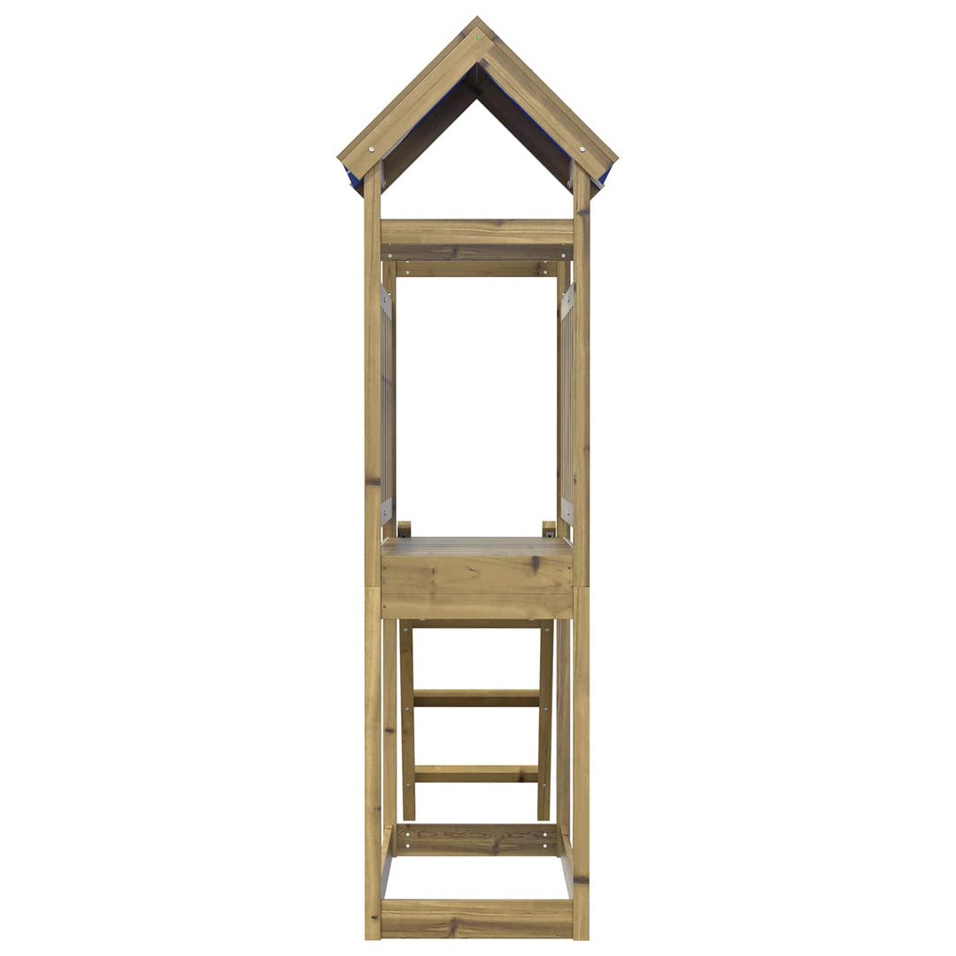 Legetårn Brun 52,5 x 110,5 x 215 cm Massiv imprægneret træ