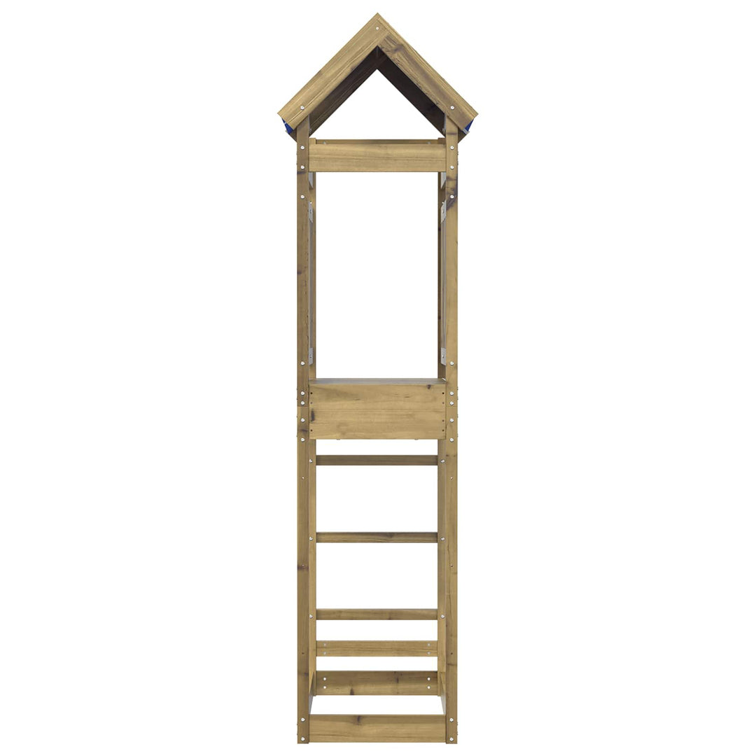 Legetårn Brun 52.5 x 85 x 239 cm Massiv imprægneret træ