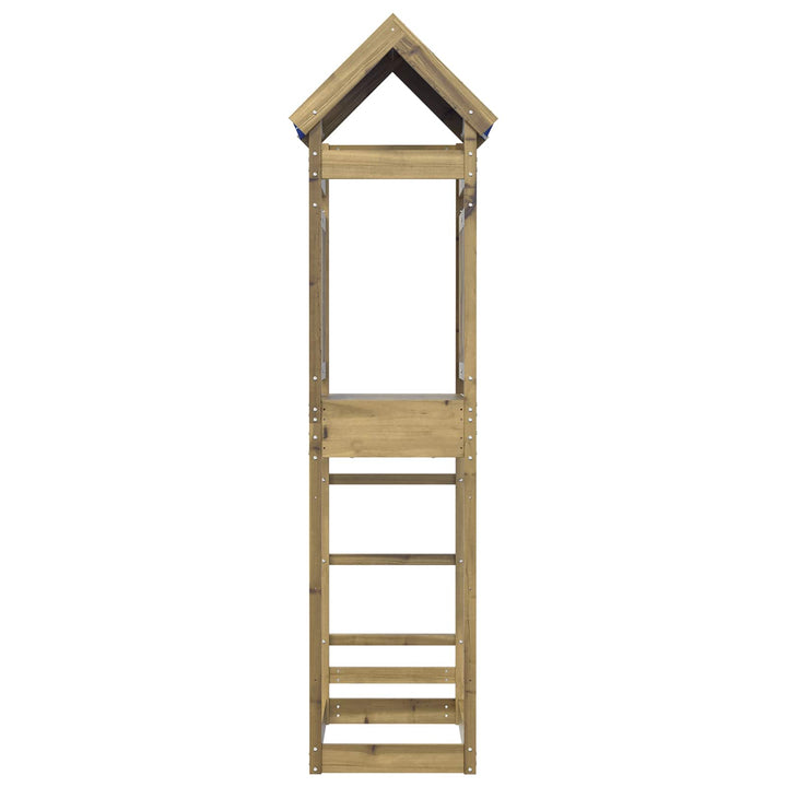 Legetårn Brun 52.5 x 85 x 239 cm Massiv imprægneret træ