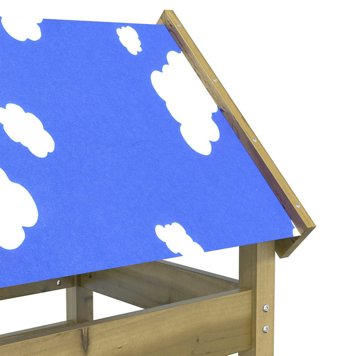 Legetårn Brun 85 x 52,5 x 239 cm Massiv imprægneret træ