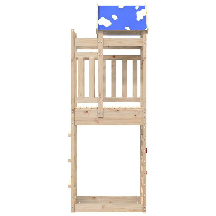 Legetårn Brun 85 x 52,5 x 239 cm Massiv fyrretræ