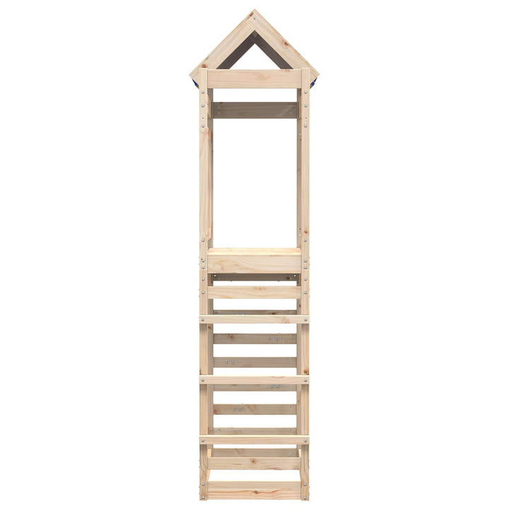 Legetårn Brun 85 x 52,5 x 239 cm Massiv fyrretræ
