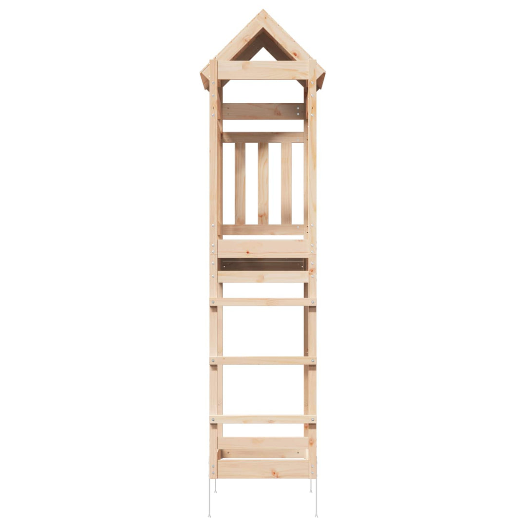 Legetårn Brun 52,5 x 85 x 238 cm Massiv fyrretræ