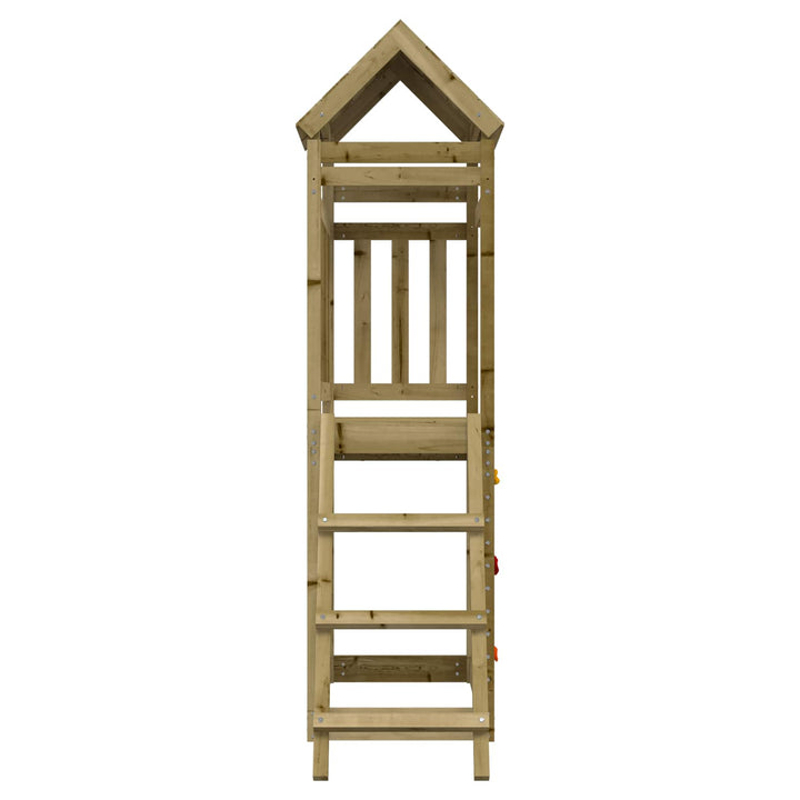 Legetårn Brun 110,5 x 52,5 x 214 cm Massiv imprægneret træ