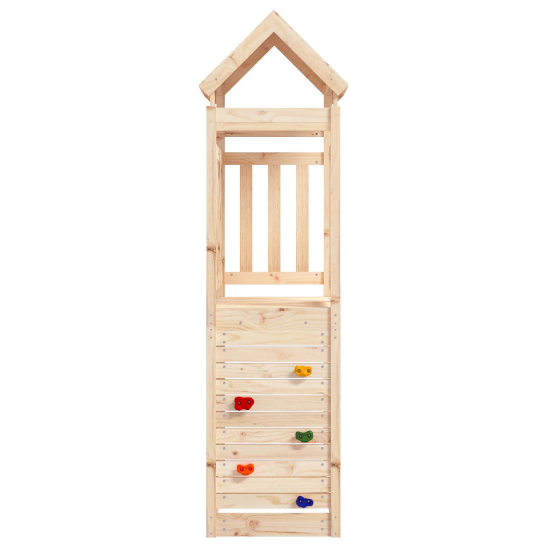 Legetårn Brun 53 x 110,5 x 214 cm Massiv fyrretræ