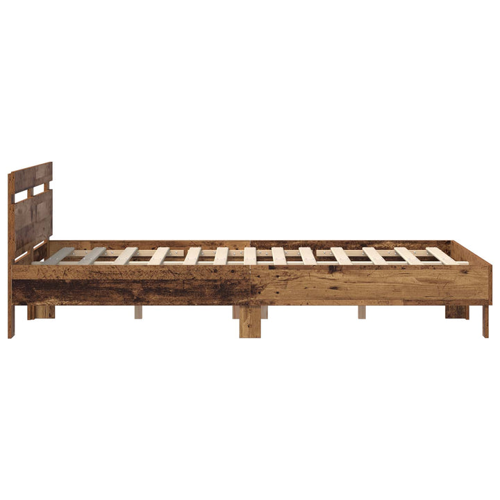 Sengestel Gammelt træ 160 x 200 cm Konstrueret træ
