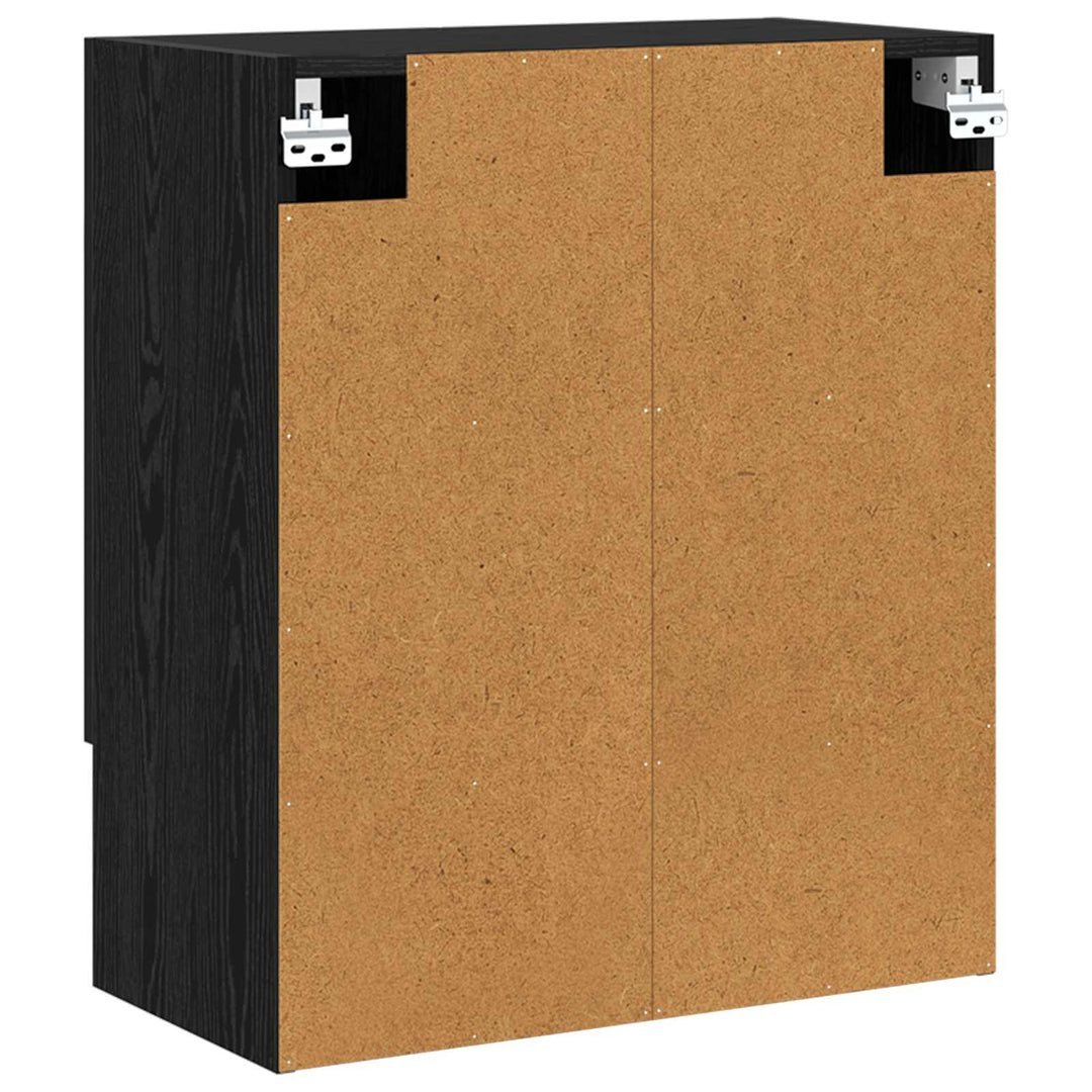 Vægskab 60 x 31 x 70 cm Konstrueret træ Sort eg