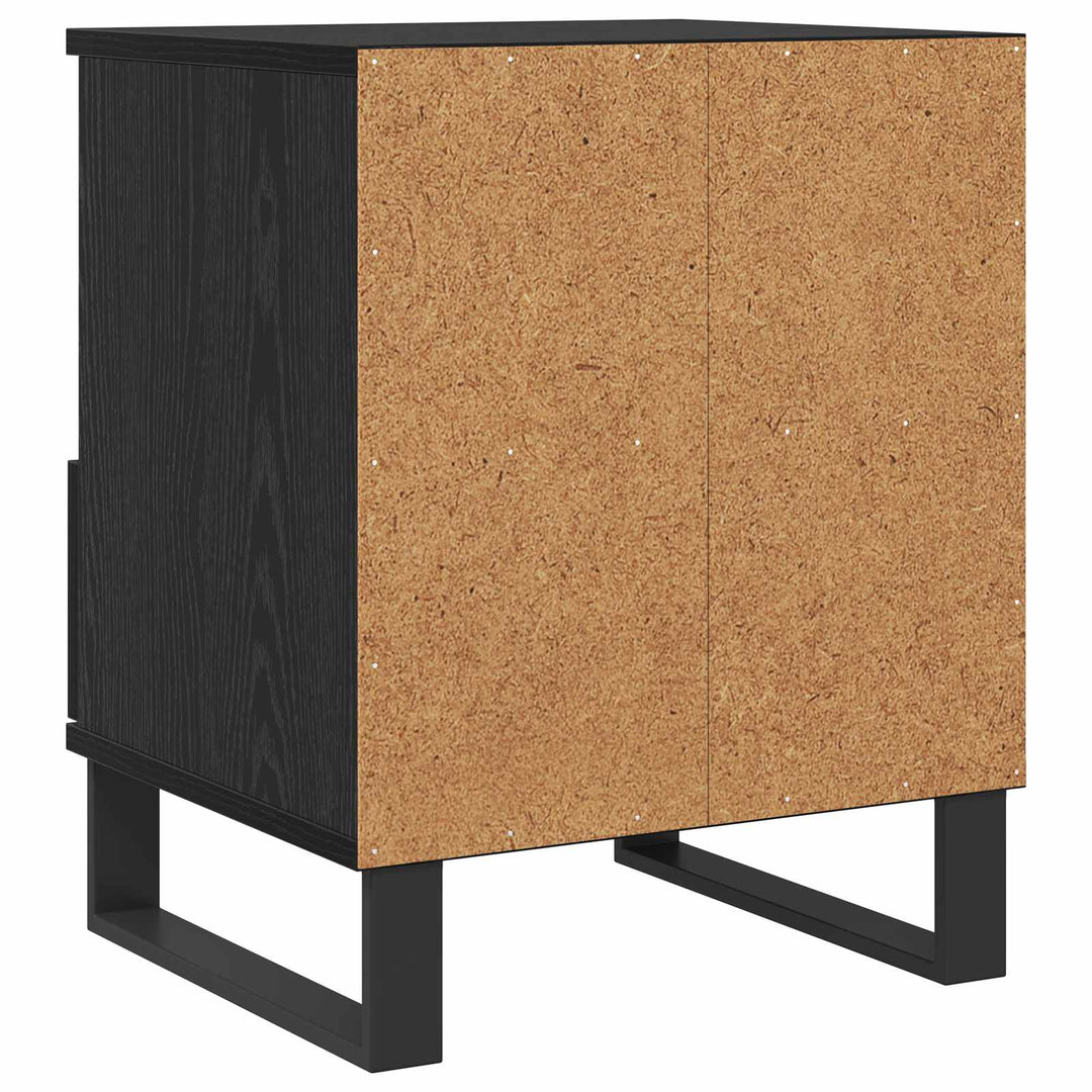 Sengeskab Sort eg 40 x 35 x 50 cm Konstrueret træ