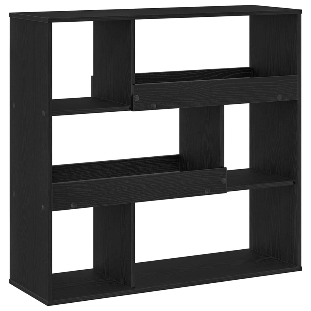 Boghylde Sort eg 100 x 33 x 94,5 cm Konstrueret træ