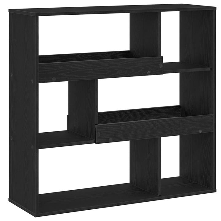 Boghylde Sort eg 100 x 33 x 94,5 cm Konstrueret træ