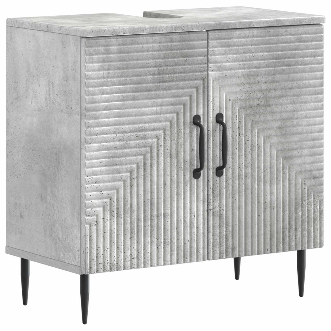 3-delt badeværelses skab sæt HAARLEM Konstrueret træ