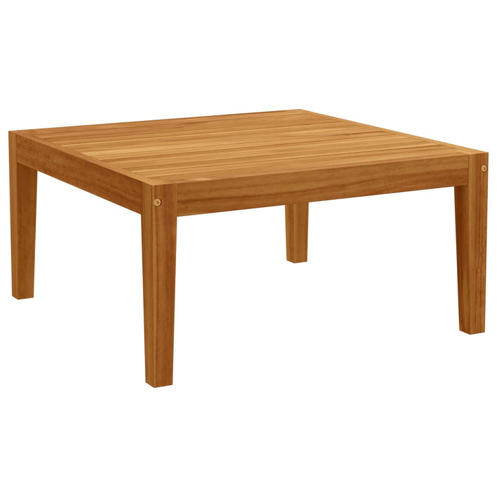 9 stk. Massiv akacietræ & reb Naturfarvet