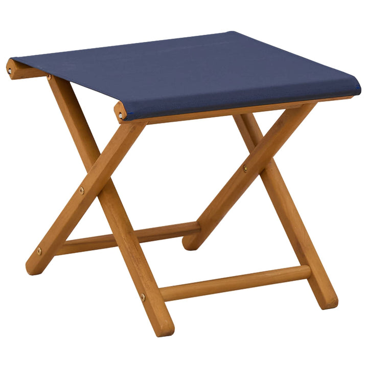 Havestol 4 pcs 3 position Massiv Eucalyptus Træ Blå