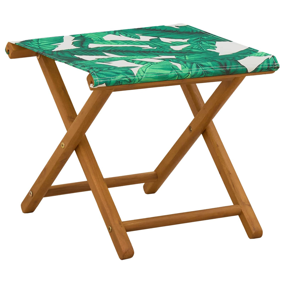 Havestol 4 pcs 3 position Massiv Eucalyptus Træ Bladmønster
