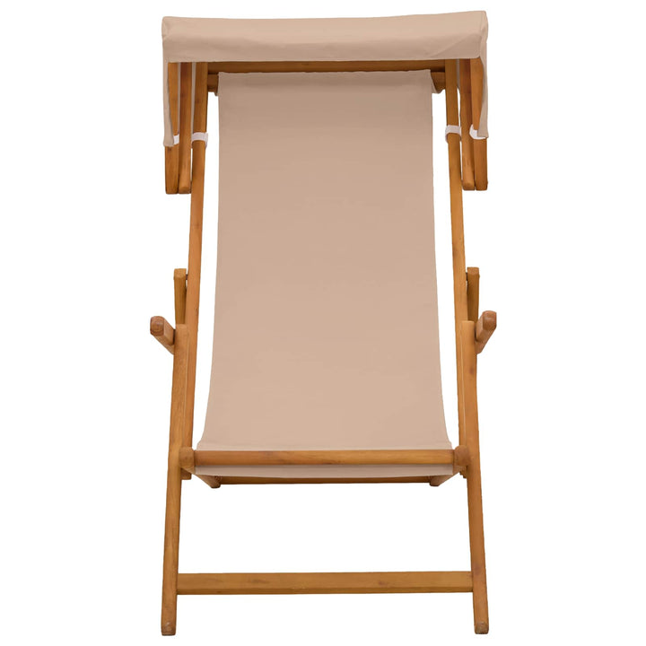 Havestol 2 stk. 3 position Massiv Eucalyptus Træ Gråbrun