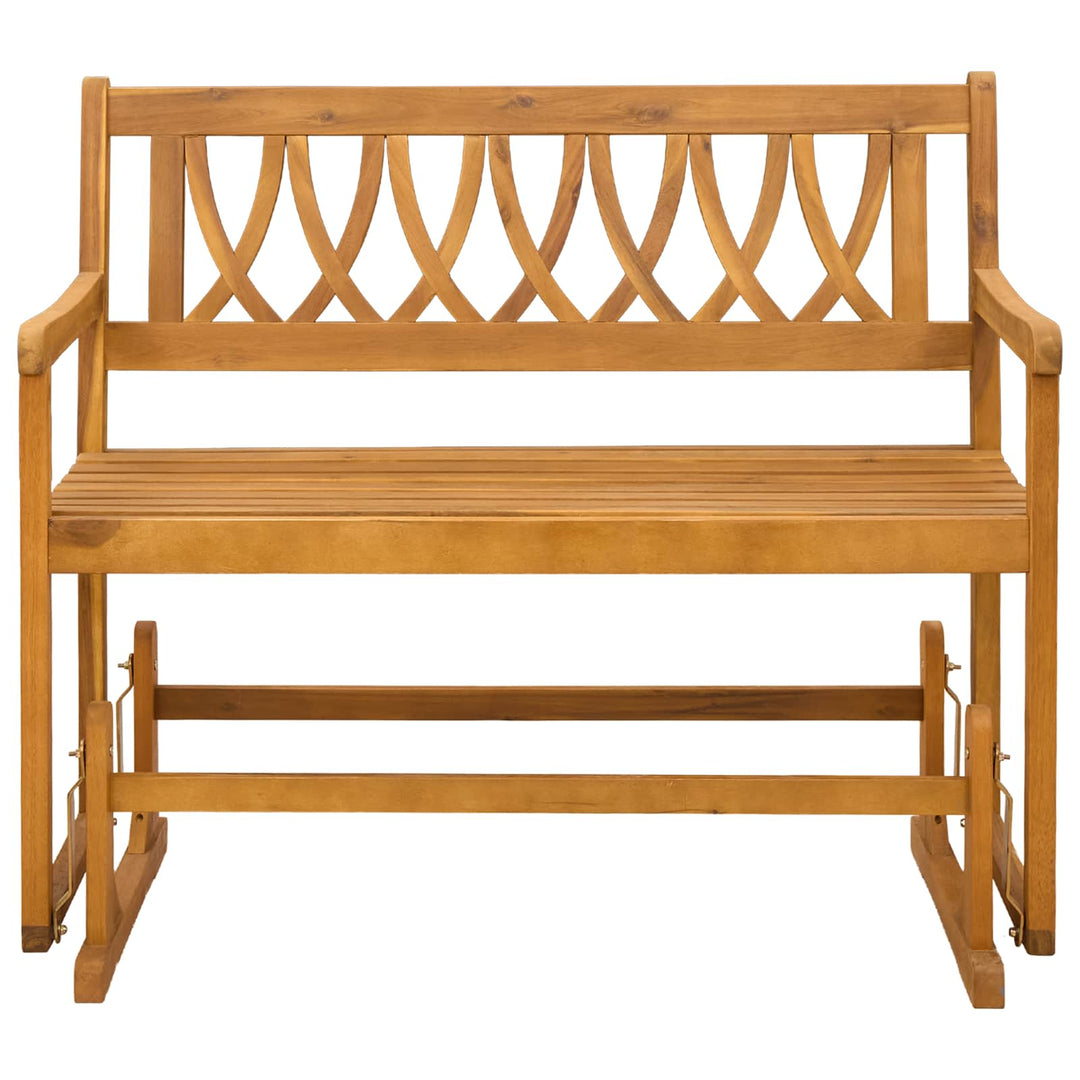 Havestol Gliderbænk Naturfarvet 110 x 59 x 97 cm
