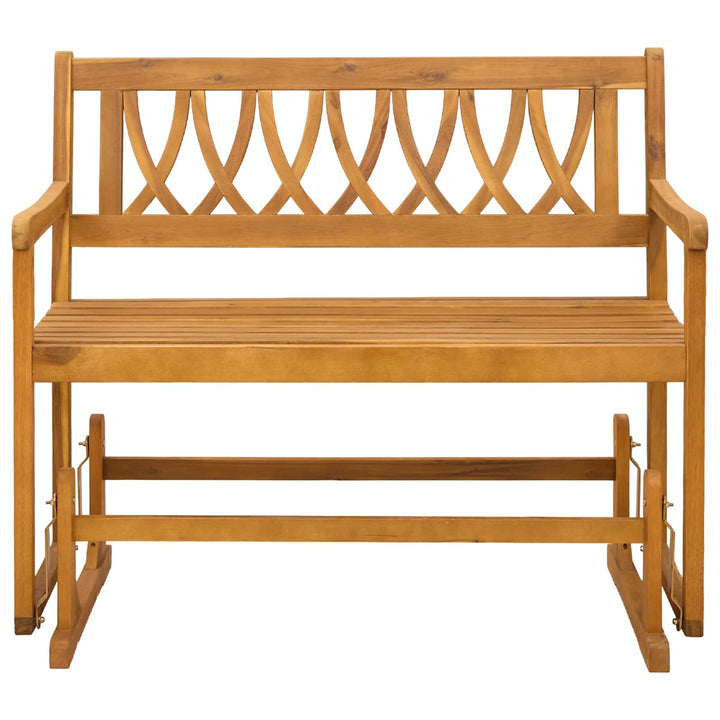 Havestol Gliderbænk Naturfarvet 110 x 59 x 97 cm