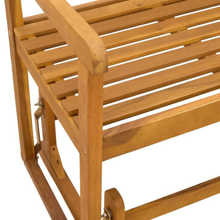 Havestol Gliderbænk Naturfarvet 110 x 59 x 97 cm