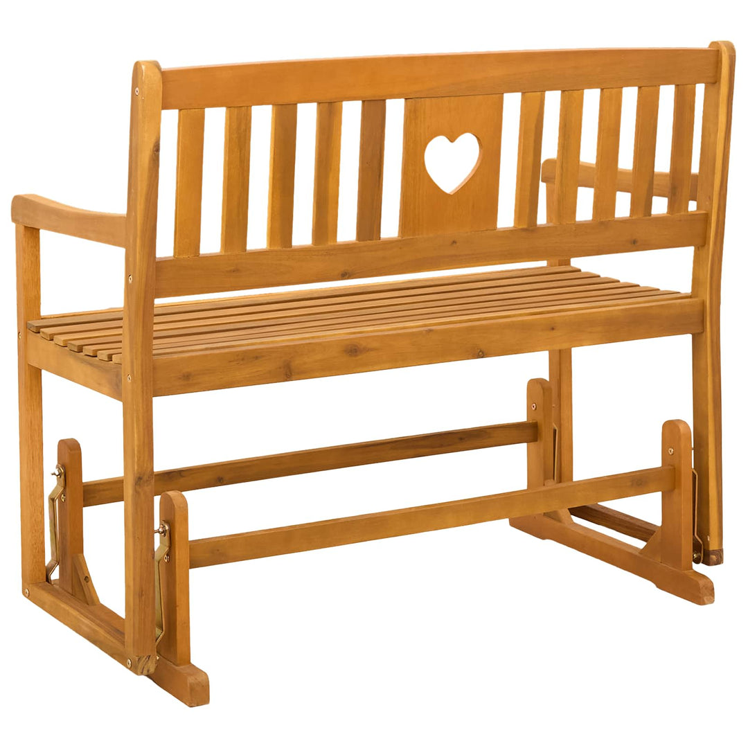 Havestol Gliderbænk Naturfarvet 110 x 59 x 97 cm