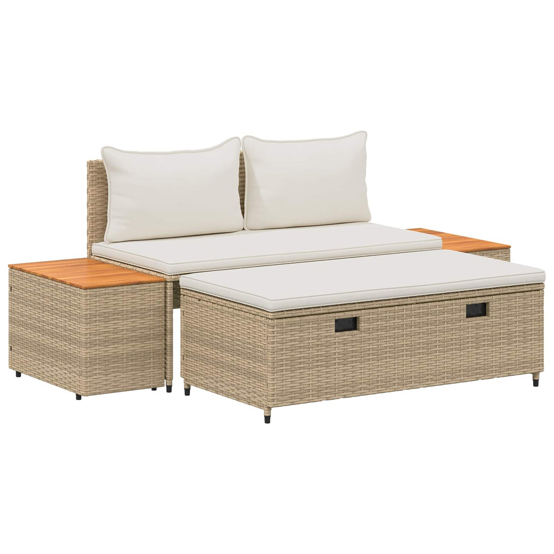 Udendørs sofagruppe 4 -Seater 4 stk. 55 x 30 x 39 cm