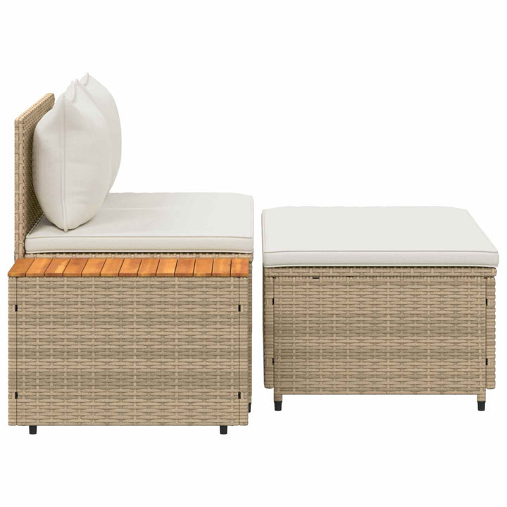 Udendørs sofagruppe 4 -Seater 4 stk. 55 x 30 x 39 cm