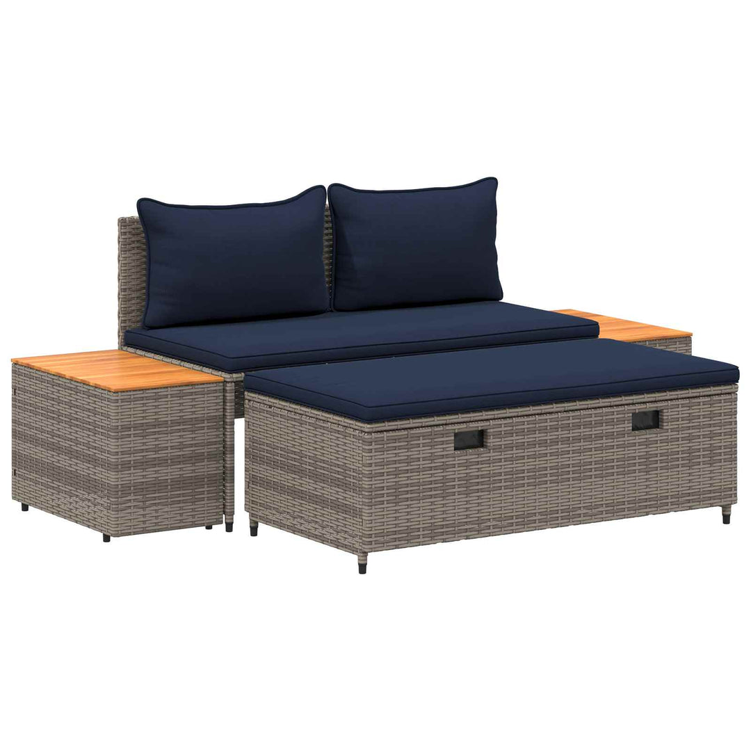 Udendørs sofagruppe 4 -Seater 4 stk. 55 x 30 x 39 cm