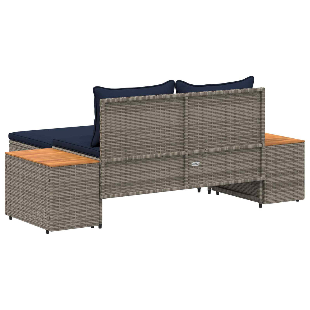Udendørs sofagruppe 4 -Seater 4 stk. 55 x 30 x 39 cm