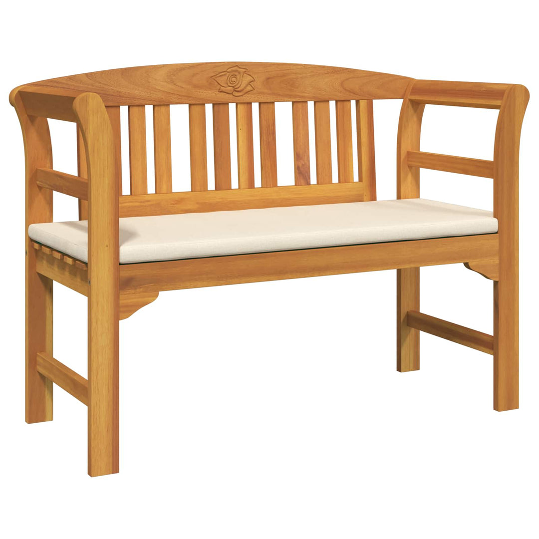 Rosebænk Cremehvid 114 x 46 x 82,5 cm Massivt Akacietræ