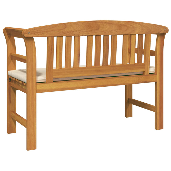 Rosebænk Cremehvid 114 x 46 x 82,5 cm Massivt Akacietræ