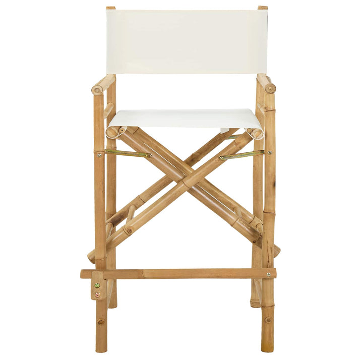 Folding Directors Stol 2 pcs Naturfarvet Bambus