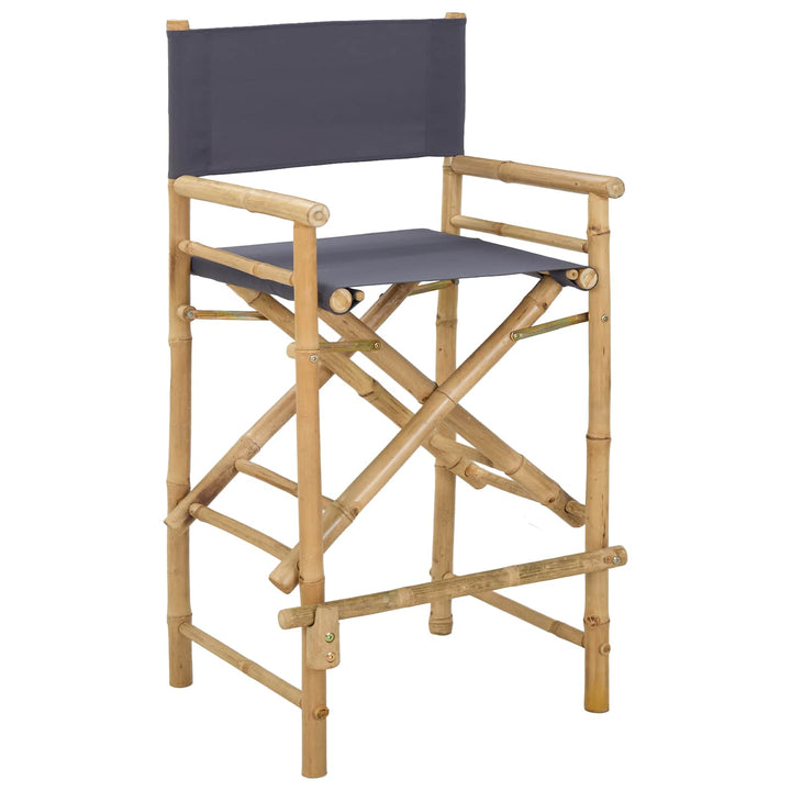 Folding Directors Stol 2 stk. Naturfarvet Bambus