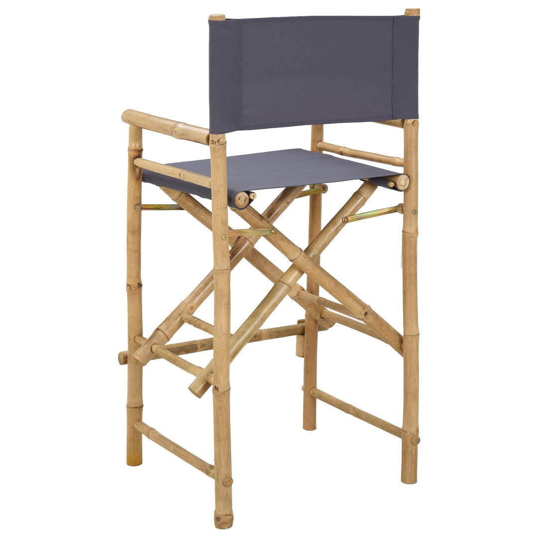 Folding Directors Stol 2 stk. Naturfarvet Bambus