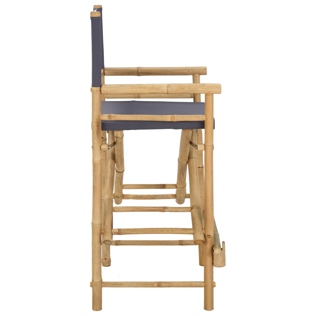 Folding Directors Stol 2 stk. Naturfarvet Bambus