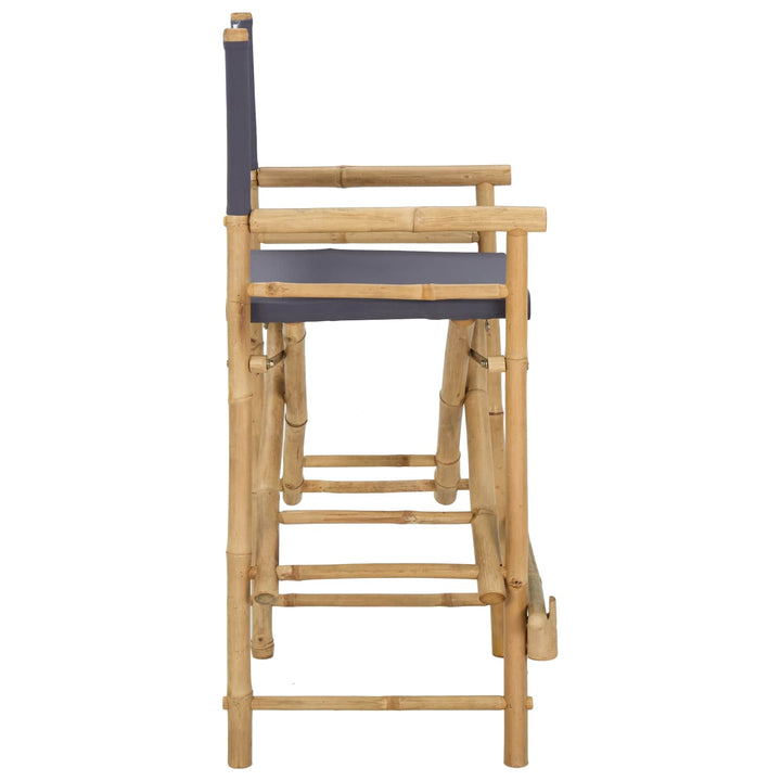 Folding Directors Stol 2 stk. Naturfarvet Bambus