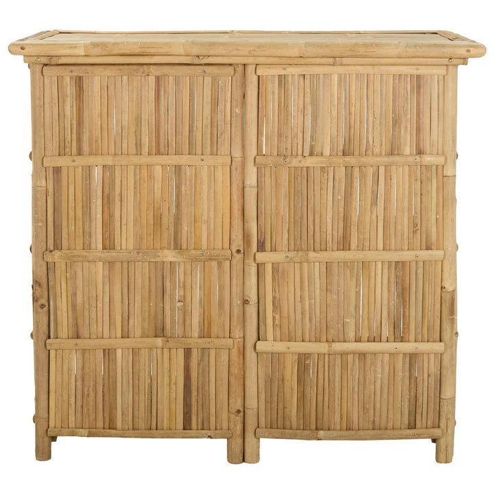 Udendørs barbord Naturfarvet 115 x 55 x 105 cm Bambus