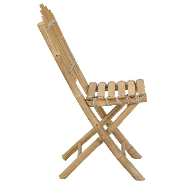Have Stol 4 stk. Naturfarvet Bambus