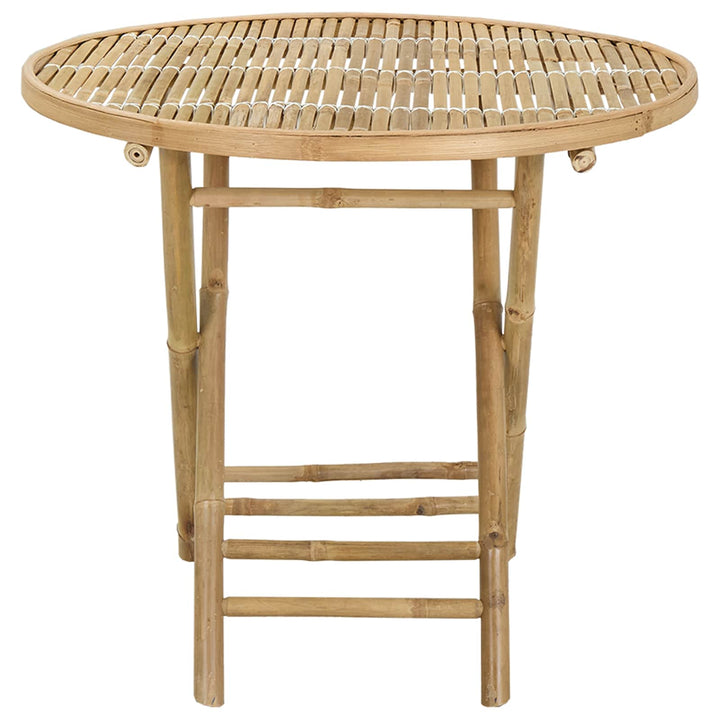 Havemøbel Bord Naturfarvet 80 x 70 cm Bambus