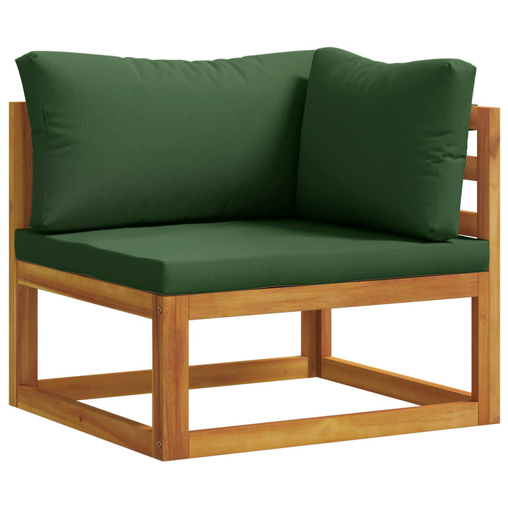 Sofa Sæt 7 stk. Naturfarvet Massivt Akacietræ