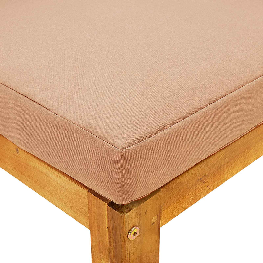Sofa Sæt 4 stk. Naturfarvet Massivt Akacietræ