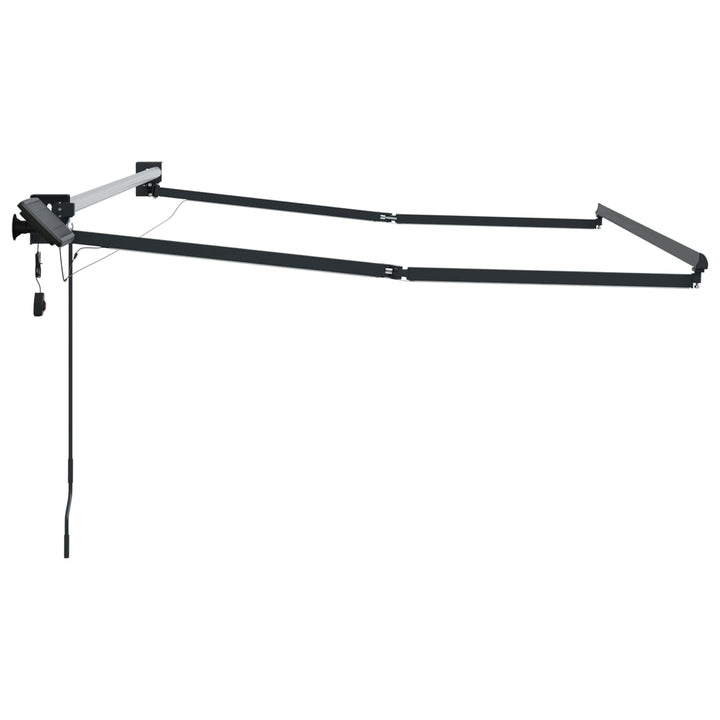 Elektrisk Utrækkelig Markiseramme Antracit 2,5 x 2 m Aluminium