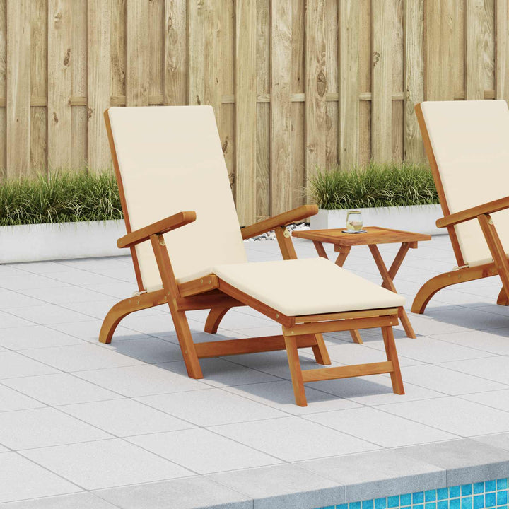 Reclinerende og foldbar liggestol 55 x 146 x 91 cm