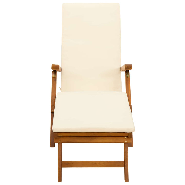 Reclinerende og foldbar liggestol 55 x 146 x 91 cm