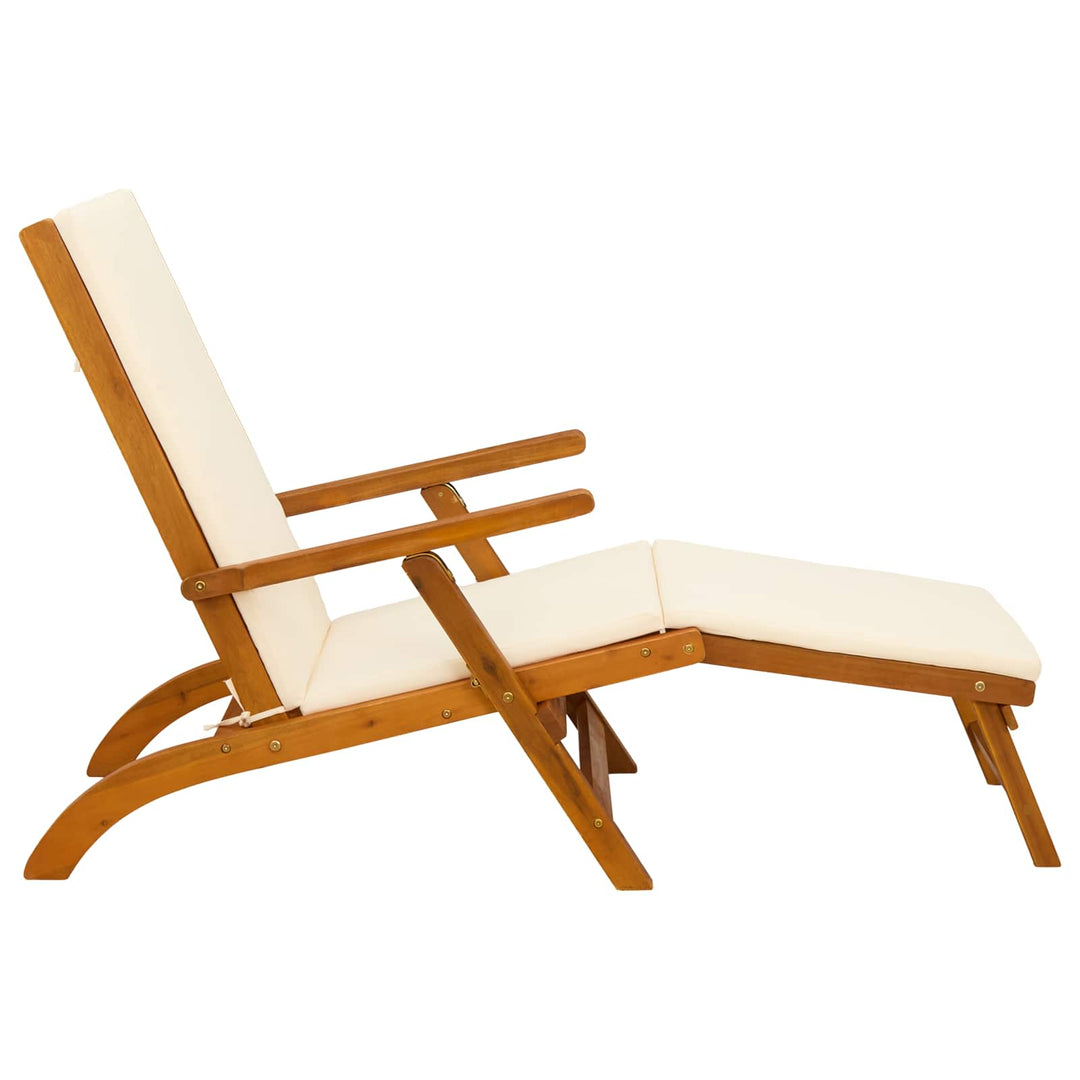 Reclinerende og foldbar liggestol 55 x 146 x 91 cm