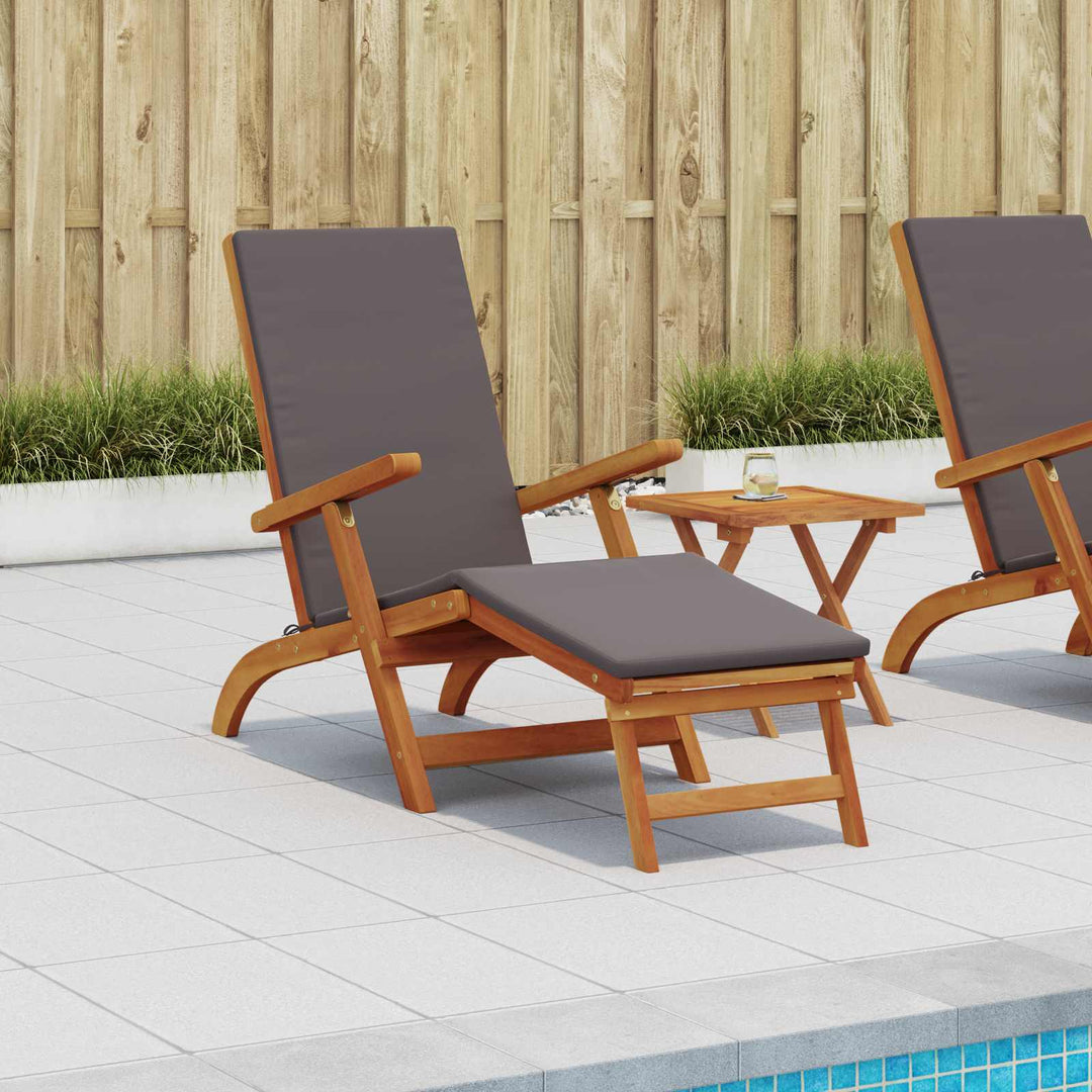 Reclinerende og foldbar liggestol 55 x 146 x 91 cm