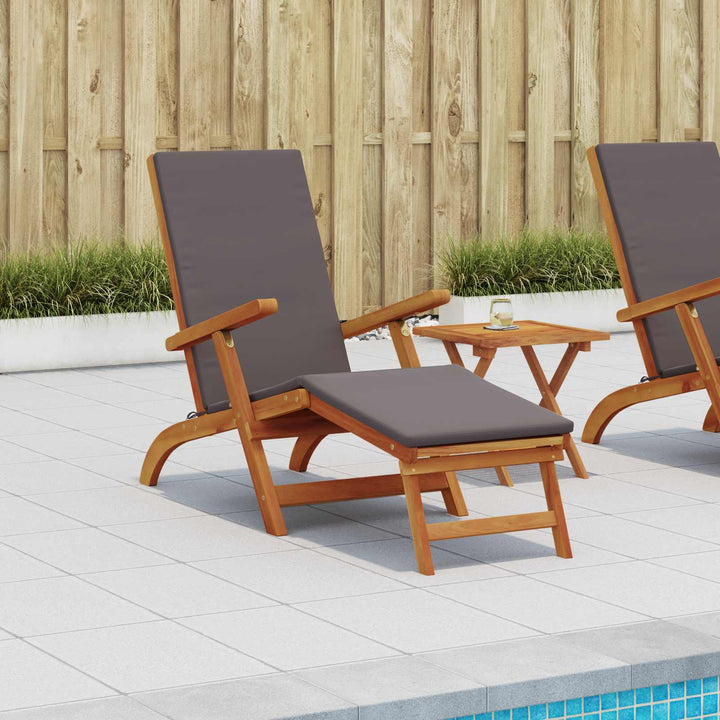 Reclinerende og foldbar liggestol 55 x 146 x 91 cm