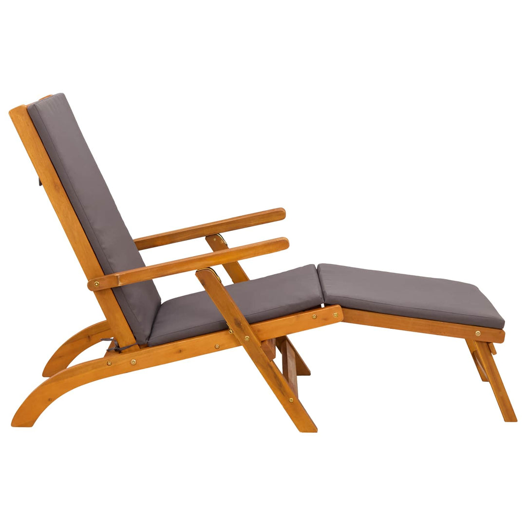 Reclinerende og foldbar liggestol 55 x 146 x 91 cm