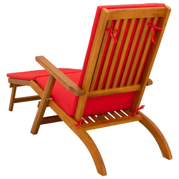 Reclinerende og foldbar liggestol 55 x 146 x 91 cm