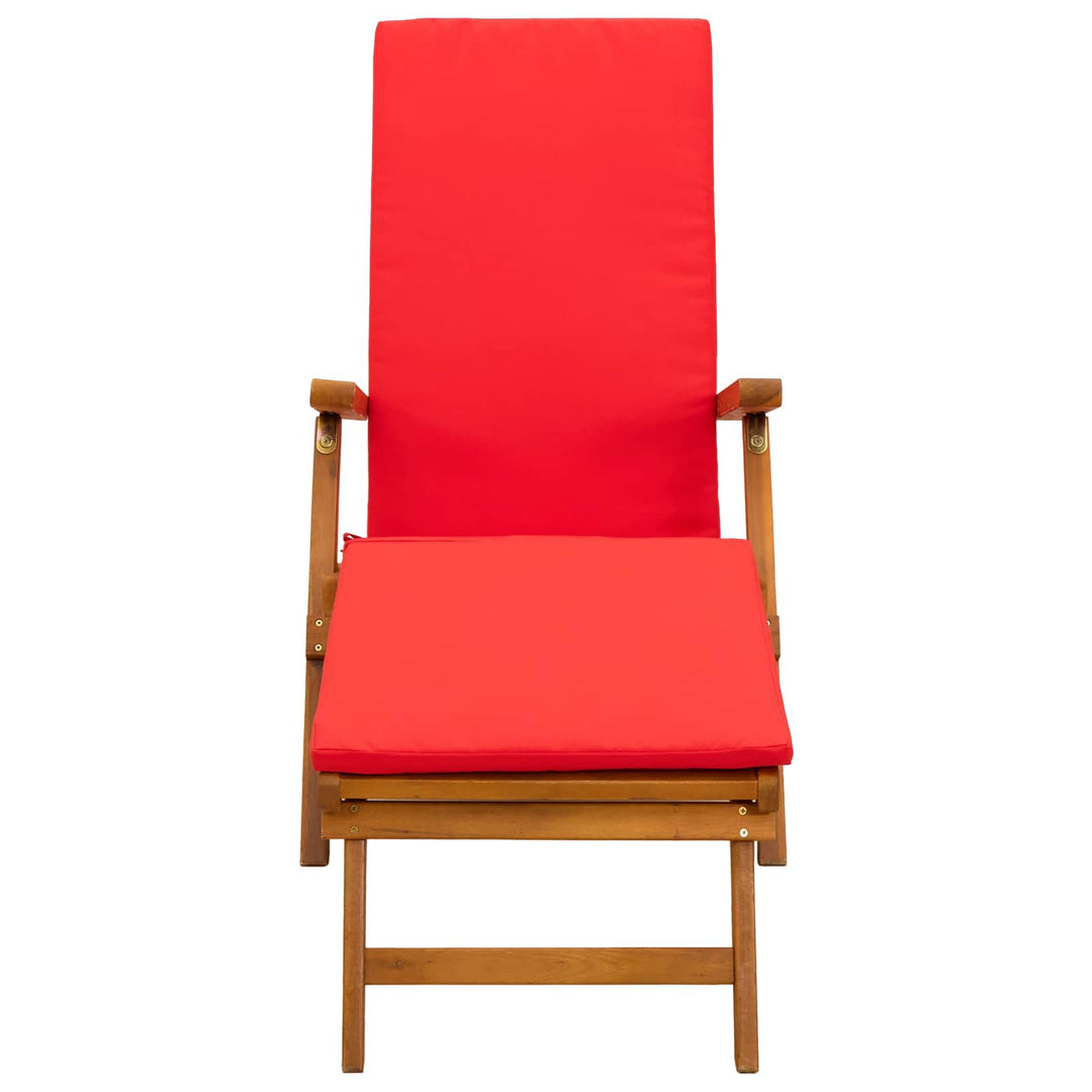 Reclinerende og foldbar liggestol 55 x 146 x 91 cm
