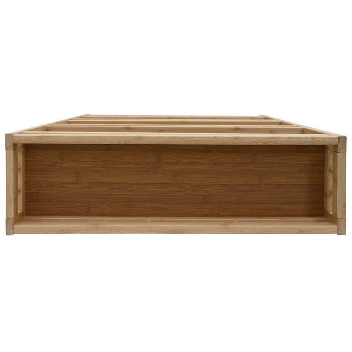 Køkkenvogn med hjul Naturfarvet 60 x 18 x 97 cm Bambus